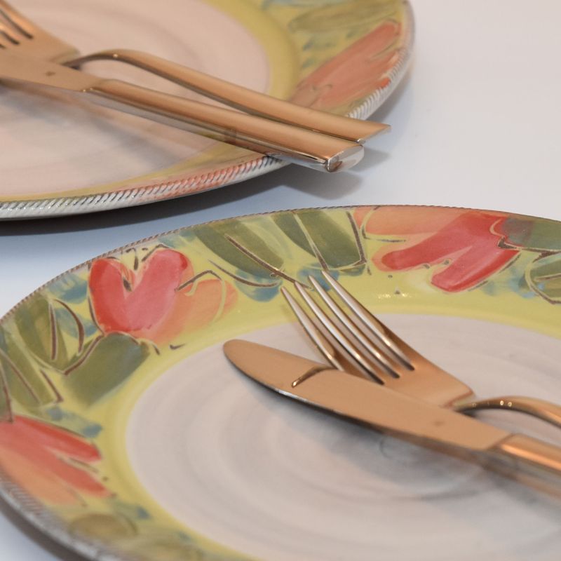 handgetoepferte-keramik-geschirr-teller-kuchen-bluete-gruen-5 Piccolo Keramik - Handgemachte Keramik und getöpfertes Geschirr -